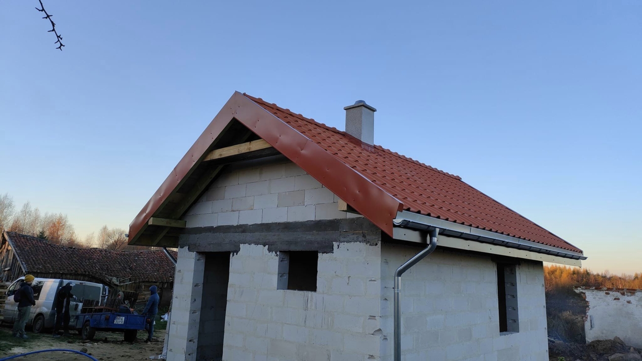 Budowa 35m2 (kotłownia + pomieszczenie gospodarcze)