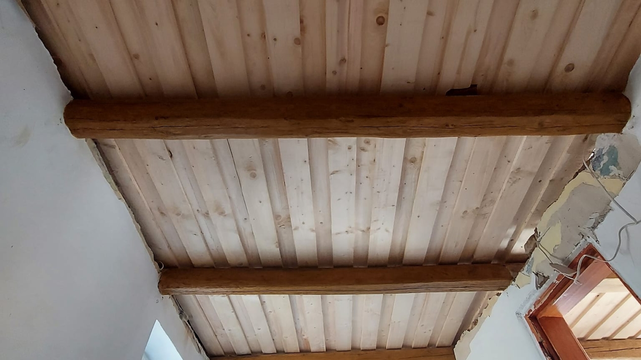 Modernizacja starego stropu drewnianego 2