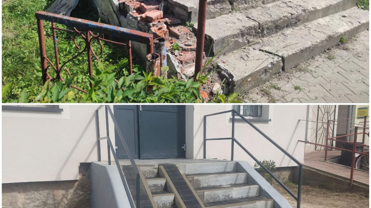 Rozbiórka starych schodów i wykonanie nowych